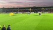 Burton v Pompey: minute's silence observed and National Anthem sung before kick-off