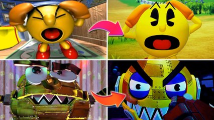 Pac-Man World: Re-PAC Side Comparison PS4 & PS1(Intro + Ending)