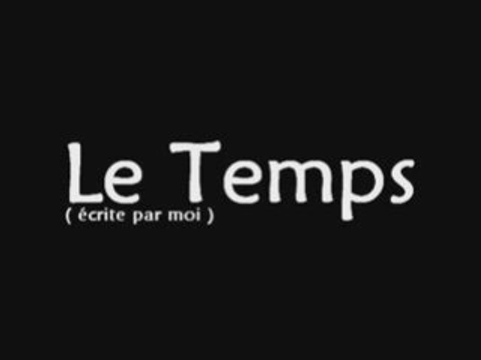 Sonya - le temps
