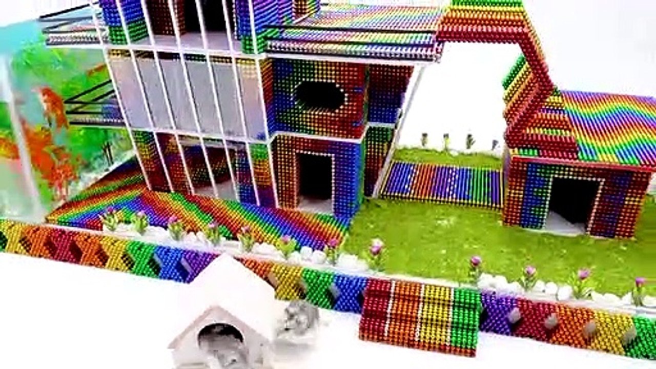 #Manget Balls - Build Aquarium Villa House Have Garage For Cute - video ...