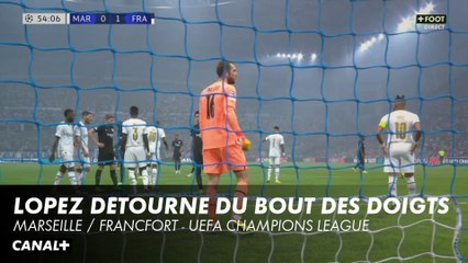 Quelle parade de Lopez ! OM / Francfort - Ligue des Champions (2ème journée)