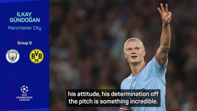 Gündoğan 'hopes' Haaland is 'the man' to end City's UCL struggles