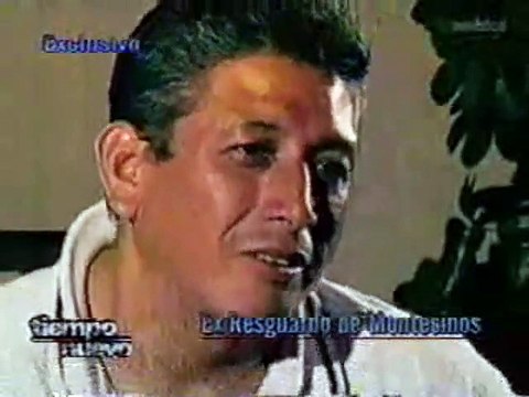 Nicolás Lucar y su testigo acusa a valentin Paniagua de ser tío de alberto venero testaferro de vladimiro montesinos y que le dio dinero para su campaña al congreso