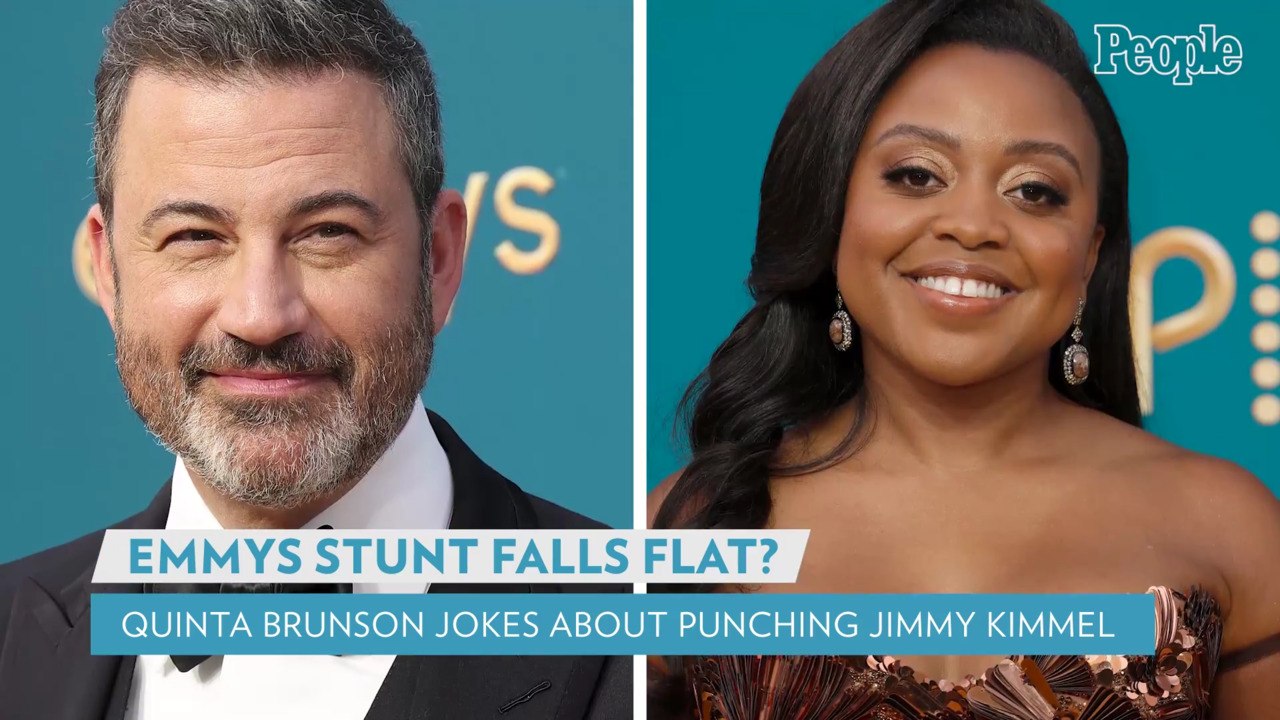 Quinta Brunson Jokes She Might 'Punch' Jimmy Ki...