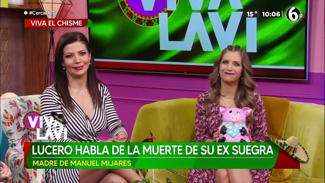 Lucero reacciona ante la muerte de su exsuegra, la mamá de Mijares