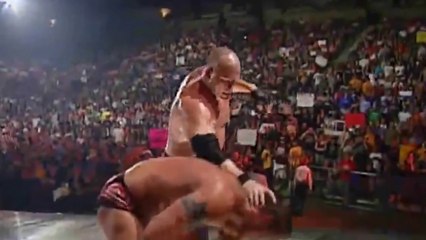 Kane sends Kane off the entrance ramp Raw June 12 2022