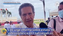 CCE urge informe sobre estado de videovigilancia en Coatzacoalcos
