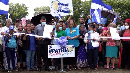 Alcaldía de Managua entrega 300 nuevos lotes de terreno urbanización Villa Esperanza