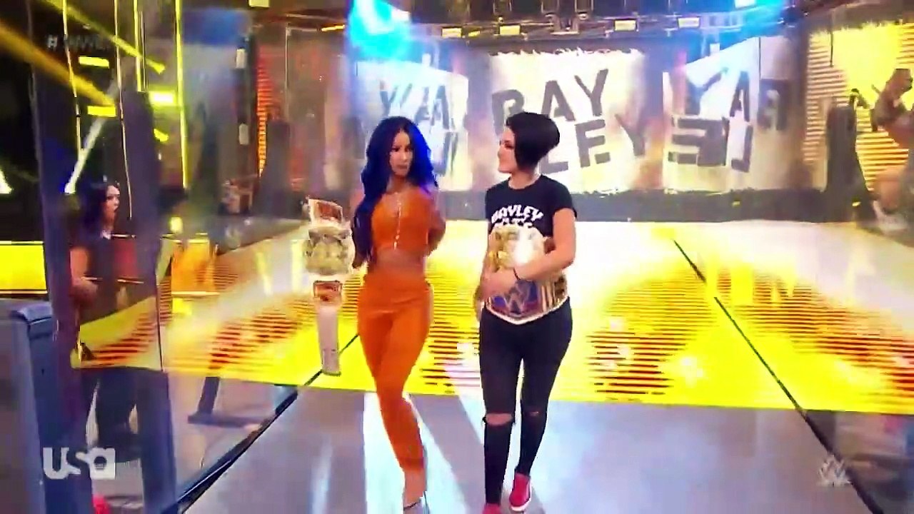 Bayley & Sasha Banks Answer The Icconics Challenge: Raw June 15th, 2020
