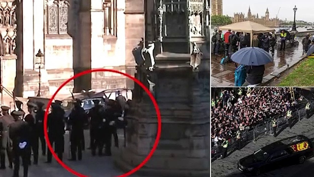 A carnival mood... but with 28 hours to go, the fainting has already started: JANE FRYER talks to some of the mourners who started queueing early to see the Queen lying in state