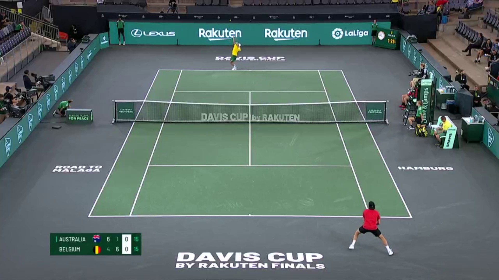 Belgium v Australia Match 1: Bergs v Kubler