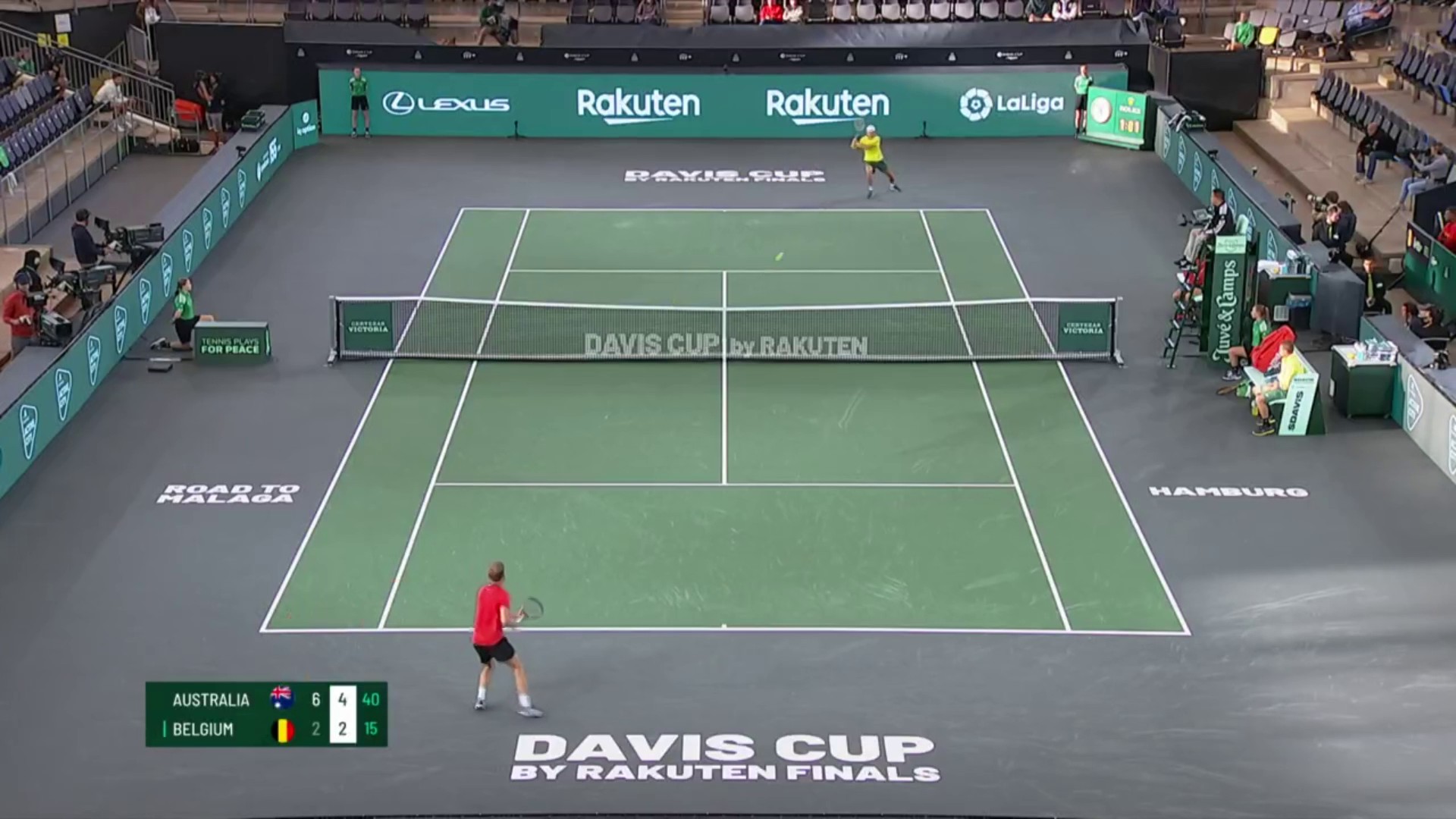Belgium v Australia Match 2: Goffin v De Minaur