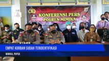 Polres Mimika Gelar Press Release Hasil Identifikasi Jenazah Korban Pembunuhan dan Mutilasi
