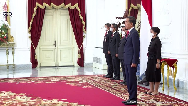 Presiden Jokowi Terima Surat Kepercayaan Delapan Duta Besar Negara Sahabat
