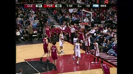LeBron James no-look shot in 2007