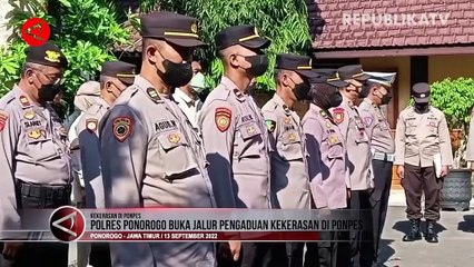 Polres Ponorogo Buka Jalur Pengaduan Kekerasan di Pondok Pesantren