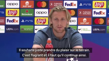 Groupe F - Forsberg : "Nkunku prend du plaisir sur le terrain"