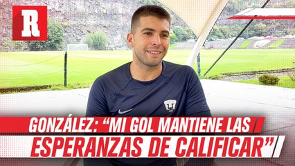 Julio González: "Mi gol mantiene las esperanzas de calificar"