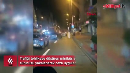 Trafiği tehlikeye düşüren sürücülere ceza