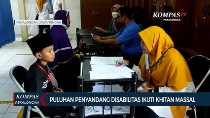 Puluhan Penyandang Disabilitas Ikuti Khitan Massal