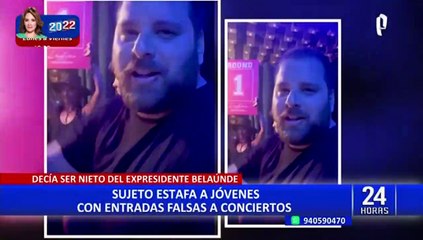 Sujeto se hacía pasar por nieto del expresidente Belaunde Terry para estafar a varias personas