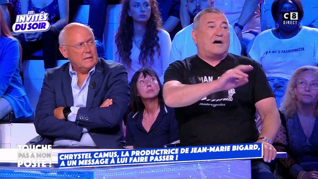 Jean-Marie Bigard répond dans TPMP à sa productrice Crystel Camus qui l'accuse d'avoir rompu le contrat pour un spectacle avec Dieudonné : Prépare toi, tes 14 millions tu vas te les prendre dans le c*l !