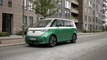 Volkswagen ID. Buzz People in Candy White and Bay Leaf Green Driving Video
