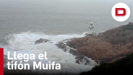 Evacuan a miles de personas en China ante la llegada del tifón Muifa