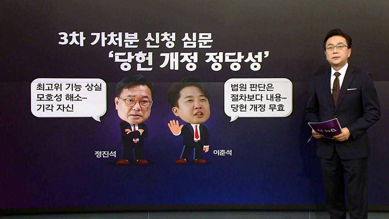 [더정치] '당헌 개정' 3차 가처분 충돌...또 법원으로 간 비대위 운명 / YTN