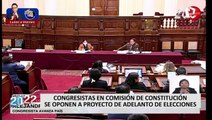 Proyecto de Susel Paredes sobre adelanto de elecciones fue rechazado por algunos parlamentarios