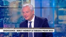 Bruno Le Maire : «Nous allons réviser la croissance pour 2022, de 2,5% à 2,7%»