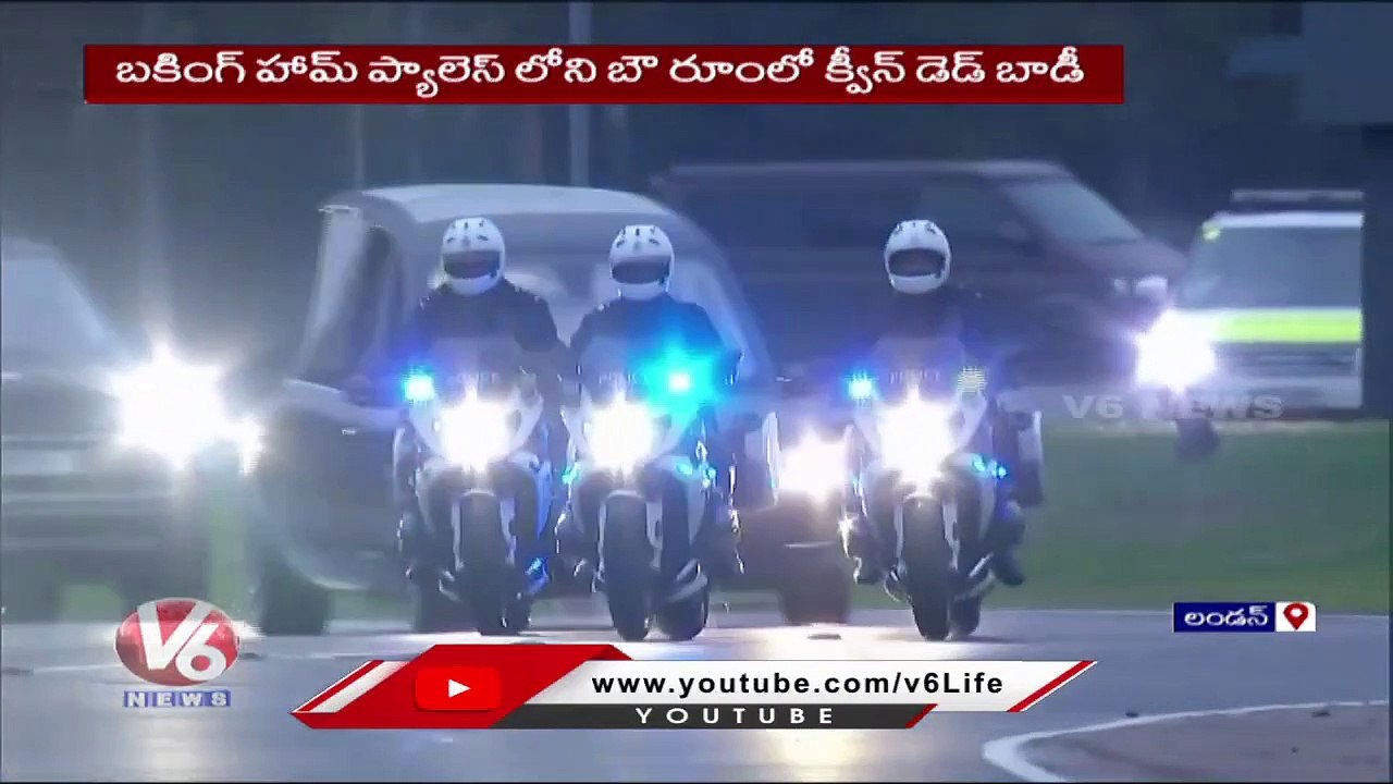 Queen Elizabeth’s Coffin Arrives At Buckingham Palace In London | V6 News