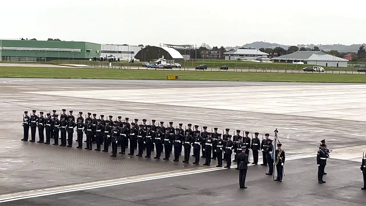 Queen's coffin arrives in London