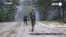 Ukrainian forces hold military drills near Belarusian border