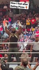 The Giant Omos Posing #wwe