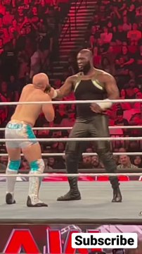 Omos Doesn’t Play!! #wwe #omos