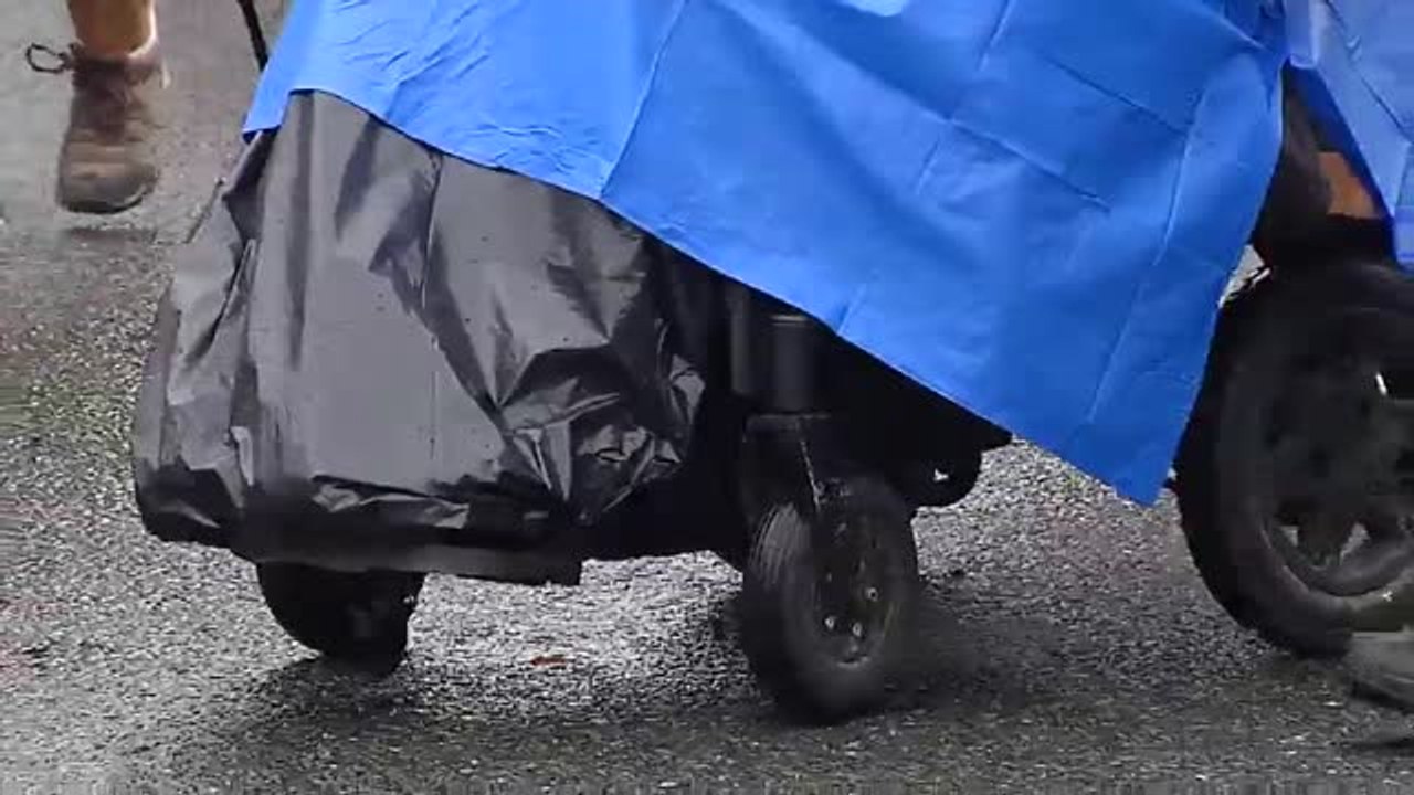 Un grupo de enfermos de ELA completa el Camino de Santiago