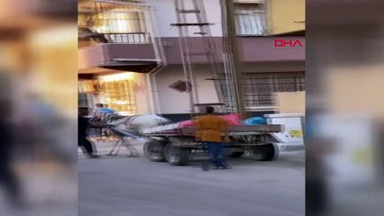 Atı yumruklayan seyyar satıcı yakalandı