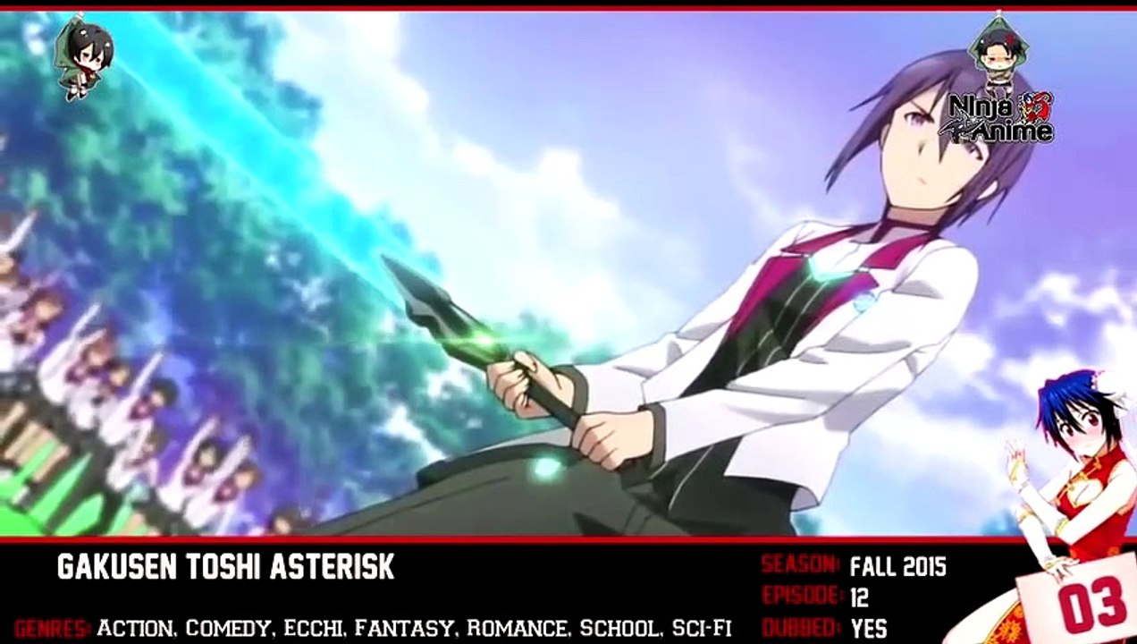 Top 10 Dubbed Action Romance Anime [HD]