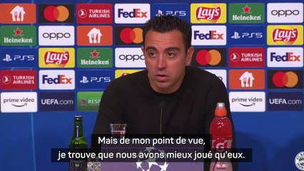 Xavi : "Nous avons mieux joué que le Bayern"