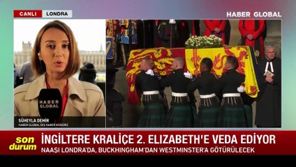 İngiltere Kraliçe 2. Elizabeth'e veda ediyor: Haber Global Londra'dan aktardı