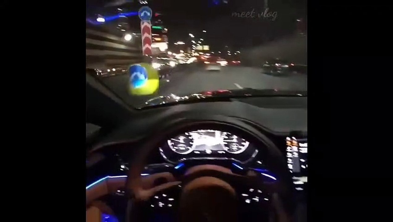 romantic car drive status   car driving status night full speed #short