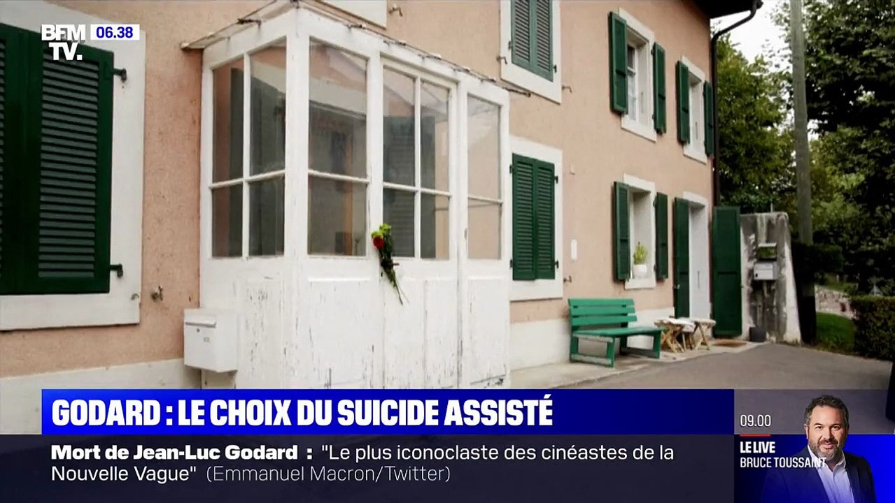 Le décès de Jean-Luc Godard évoqué sur BFMTV