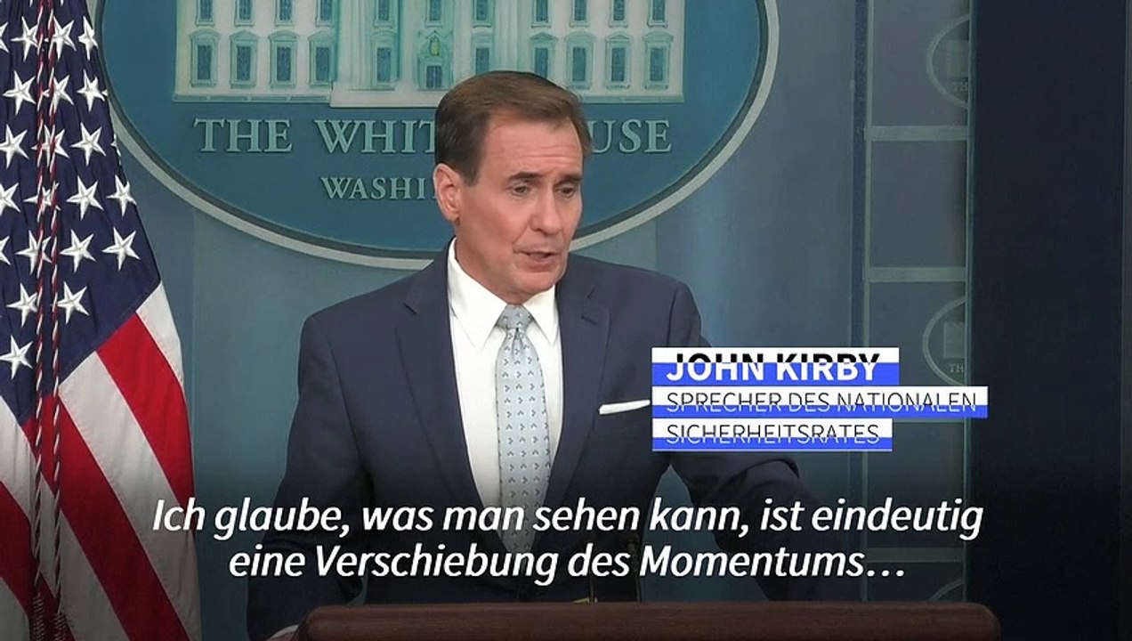 USA sehen 'Momentum' für ukrainische Truppen