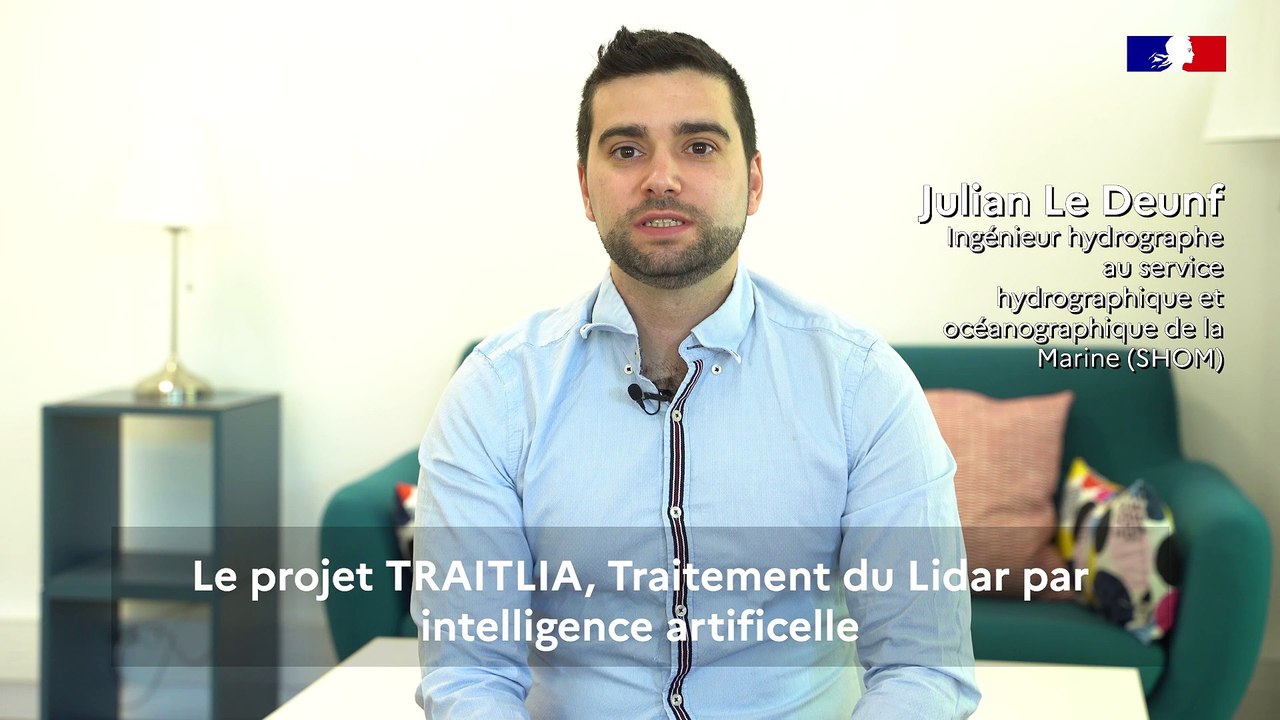 IA : projet SHOM, porté par le ministère des Armées, accompagné par le Lab IA et l'Inria