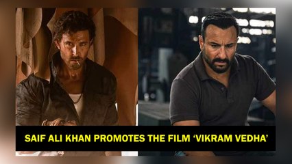 Saif Ali Khan Promotes The Film ‘Vikram Vedha’