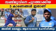 സഞ്ജുവിനെ പുറത്താക്കിയ 5 കാരണങ്ങൾ ഇതാണ് | *Cricket