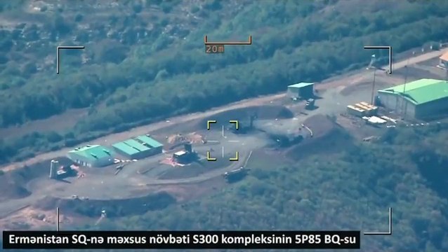 Azerbaycan ordusu Bayraktar TB2'lerle vurdu