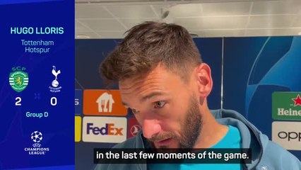 Lloris left 'full of regret' following late defeat to Sporting