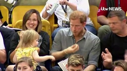 Prince Harry's popcorn swiped by toddler